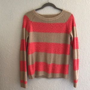LC Striped Pink & Brown Sweater